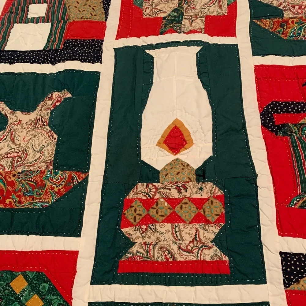 🎄Quilted Christmas/Holiday Farmhouse/ Country Wall Hanging
